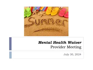 Mental Health Waiver