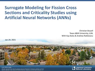 Surrogate Modeling for Fission Cross Sections using Artificial Neural Networks