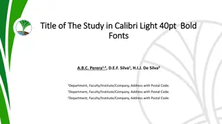 Fonts Exploration in Study