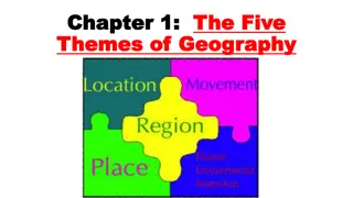 The Five Themes of Geography: Overview and Tools