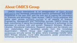 OMICS Group: Leading Science Journals and Events