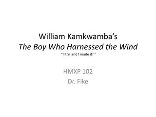 Insights into William Kamkwamba's Inspirational Journey