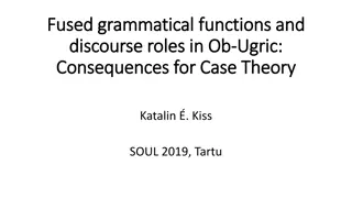 Challenges in Ob-Ugric Sentence Structure