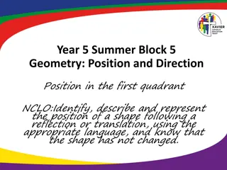 Geometry Focus: Reflections, Translations & Coordinates in Year 5