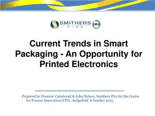 Smart Packaging Trends and Printed Electronics Opportunity
