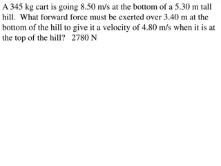 Physics Problem Solutions: Forces, Energy, Springs