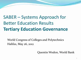 SABER Systems Approach for Better Education Results