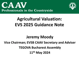 Agricultural Valuation: EVS 2025 Guidance for Change