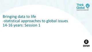 Statistical Approaches to Global Issues: Session 1