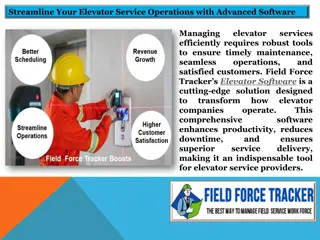Streamline Your Elevator Service Operations with Advanced Software
