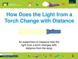 Experiment: Light from Torch at Different Distances
