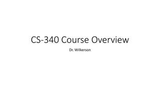 CS-340 Course Overview with Dr. Wilkerson