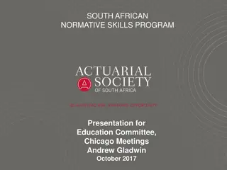 Normative Skills Program Presentation Highlights