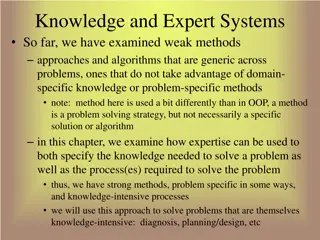 Knowledge and Expert Systems