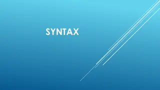 SYNTAX