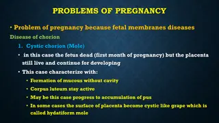 PROBLEMS OF PREGNANCY