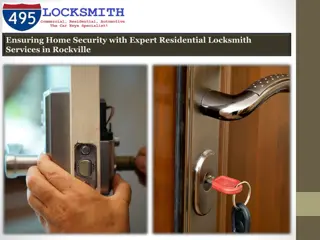 Ensuring Home Security with Expert Residential Locksmith Services in Rockville