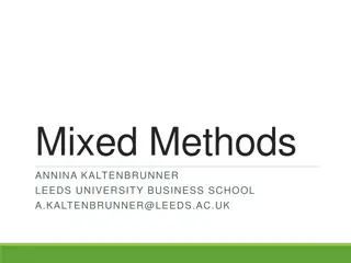 Mixed Methods Research in Heterodox Economics