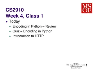 CS2910 Week 4, Class 1