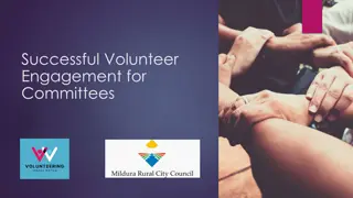Successful Volunteer  Engagement for  Committees
