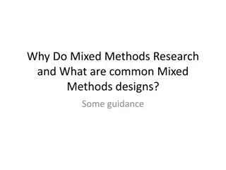 Why Mixed Methods Research Matters