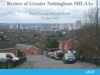 Review of Greater Nottingham SHLAAs Advisory Board