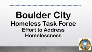 Efforts to Address Homelessness in Boulder City