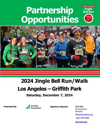 Jingle Bell Run/Walk 2024 Los Angeles: Partnership Opportunities