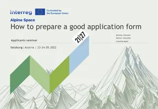 How to Prepare a Successful Application Form