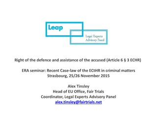 Recent Case-law and EU Law Nexus in Criminal Matters