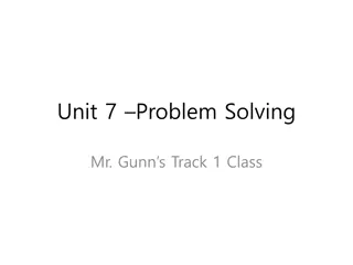 Problem-Solving in Mr. Gunn's Track Course