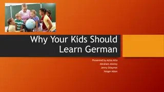 Why Your Kids Should Learn German - Benefits Overview