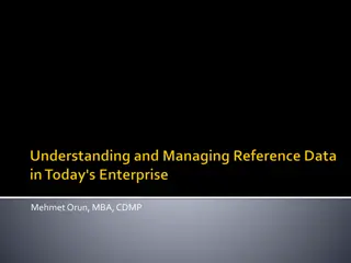 Reference Data Management in Enterprises
