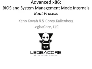 Advanced x86: BIOS and System Management Internals Boot Process