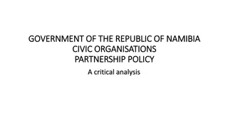 Analysis of Civic Partnership Policy in Namibia