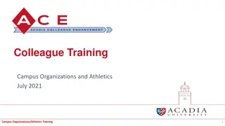 Colleague Training