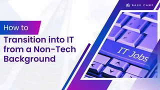 Transition to IT: Step-by-Step Guide for Non-Tech Background