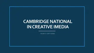 CAMBRIDGE NATIONAL IN CREATIVE IMEDIA