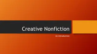 Creative Nonfiction