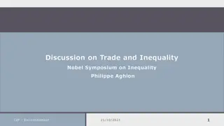 Discussion on Trade and Inequality