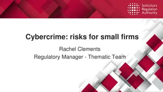 Managing Cybercrime Risks for Small Firms