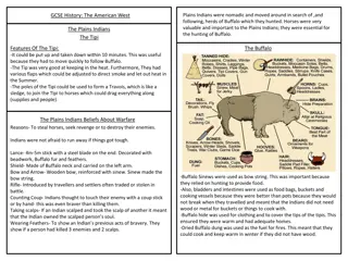 Nomadic Plains Indians and the Importance of Horses