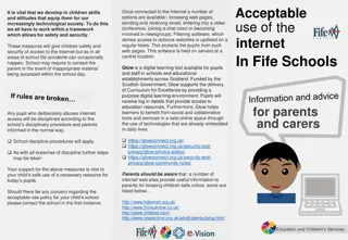 Internet Safety Measures for Pupils