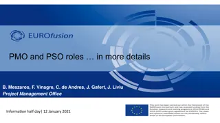 PMO and PSO roles … in more details
