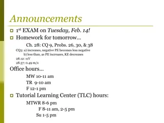 Announcements
