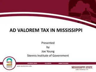 AD VALOREM TAX IN MISSISSIPPI