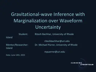 Gravitational-Wave Inference with Marginalization over Waveform Uncertainty