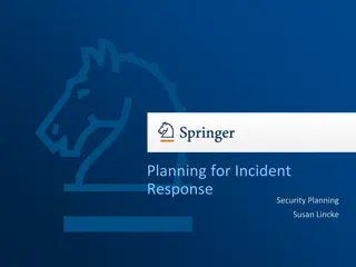 Planning for Incident Response Security