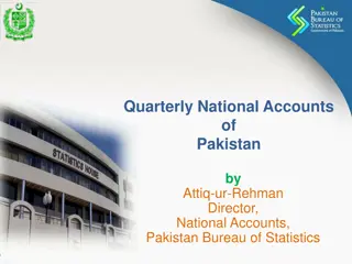 Quarterly National Accounts of  Pakistan