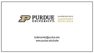 Contact Butler Center at Purdue University
